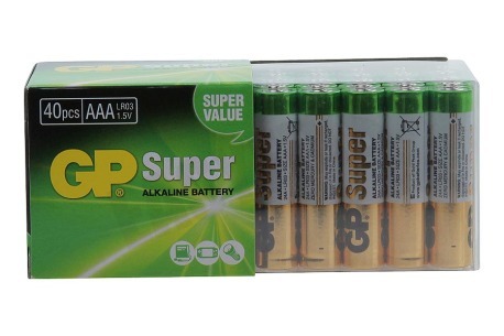GP LR03 Super Alkaline AAA - 40 batterijen