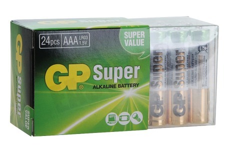 GP LR03 Super Alkaline AAA - 24 batterijen