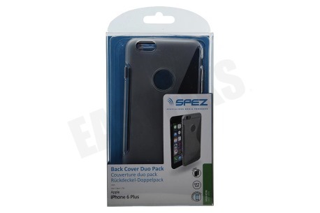 Spez Back Cover 2-Pack: Zwart & Transparant