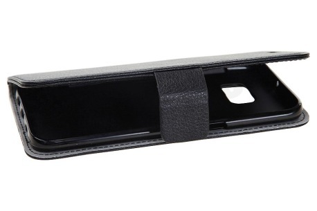 Spez Book Case Basic, Zwart, PU-Leder, Magnetische sluiting