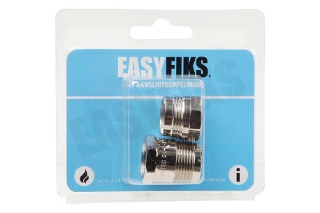 Easyfiks Comfort-aansluiting Gas aansluitkoppelingen