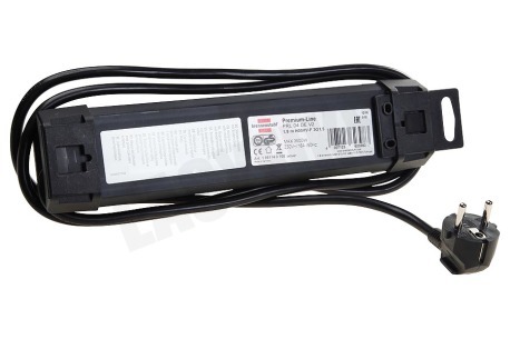 Brennenstuhl Tafelcontactdoos 3x1,5mm2 3500W 16A Zwart 1,8M