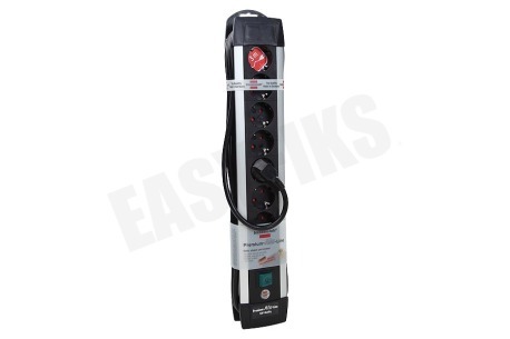 Brennenstuhl Tafelcontactdoos 3x1,5mm2 3500W 16A Aluminium/Zwart 3M