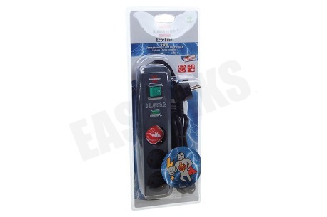 Brennenstuhl Tafelcontactdoos 3x1,5mm2 3500W 16A Antraciet 1,5M