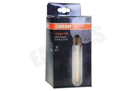 Osram 4058075808171 Osram Vintage 1906 LED Tubular 2.8W E27