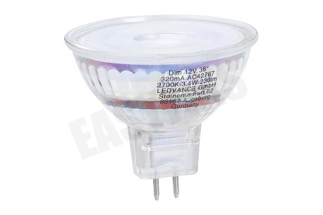 Osram 4058075796454 Parathom Reflectorlamp MR16 GU5.3 Dimbaar 3,4W