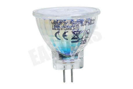 Osram 4058075636620 Parathom Reflectorlamp GU4 MR11 12V 3.3W Dimbaar