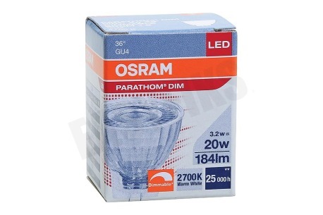 Osram 4058075636620 Parathom Reflectorlamp GU4 MR11 12V 3.3W Dimbaar