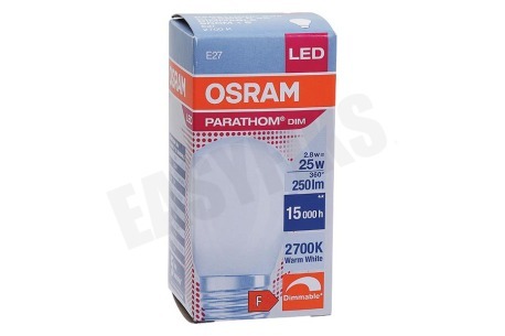 Osram 4058075590816 Parathom Retrofit Classic P25 Mat Dimbaar 2.8W E27