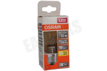 Osram LED Retrofit Classic P15 E27 1,5W Helder