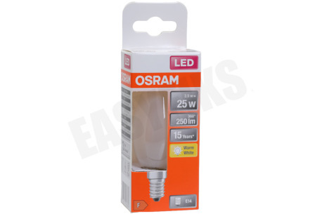 Osram LED Retrofit Kaarslamp Classic B25 E14 2,5W Mat