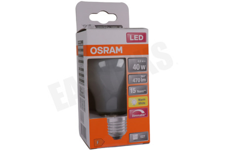 Osram LED Retrofit Classic A40 Dimbaar E27 4,8W Mat