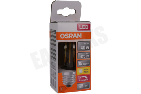 Osram LED Retrofit Classic P40 Dimbaar E27 4,8W Helder