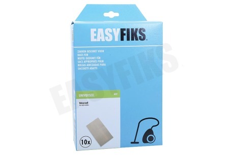Easyfiks Stofzuiger Stofzuigerzak Universeel voor slede modellen