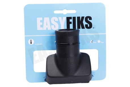 Easyfiks Borstel Plumeau 32mm niet draaibaar zwart
