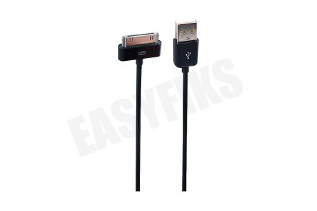 Spez USB Kabel Apple Dock connector, 100cm, Zwart