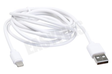 Easyfiks 8-pin USB laad en data kabel 200cm Wit