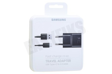 Samsung EP-TA20 Samsung USB-C Lader 1,m Zwart