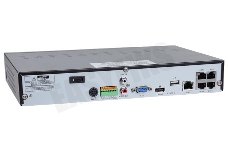 MEKO 7834-MK-2 4 Kanaals POE AI 4K Netwerk Recorder