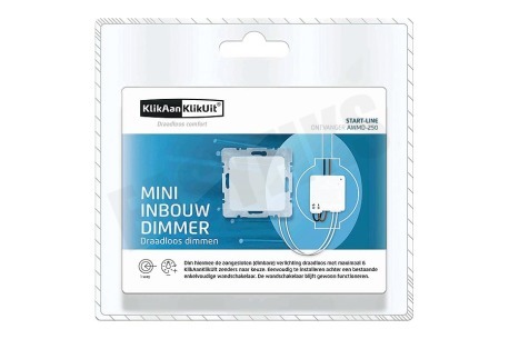 KlikAanKlikUit AWMD-250 Mini Inbouw Dimmer