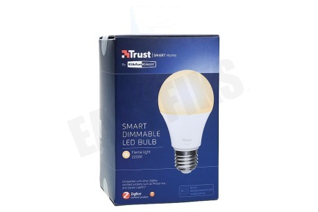 Trust ZLED-2209 Dimbare E27 LED Lamp Flame Wit