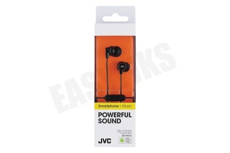 JVC HA-FR15-B-EF In Ear Hoofdtelefoon met Microfoon Zwart