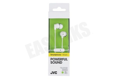 JVC HA-FR15-W-E In Ear Hoofdtelefoon met Microfoon Wit