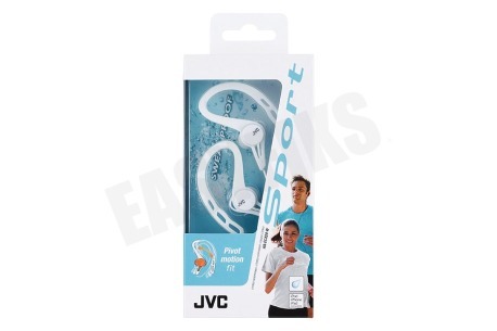 JVC HA-ECX20-W-E In Ear Sport Hoofdtelefoon met Oorclip Wit