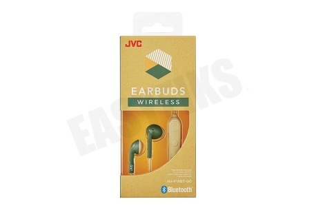 JVC HA-F19BT-GC Retro Oordopjes Khaki Beige Draadloos