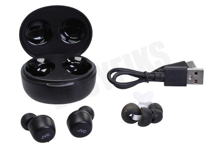 JVC HA-A5T Gumy Mini True Wireless Oordopjes, Zwart