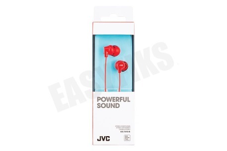 JVC HA-FX10-REF Powerful Sound Fine Red