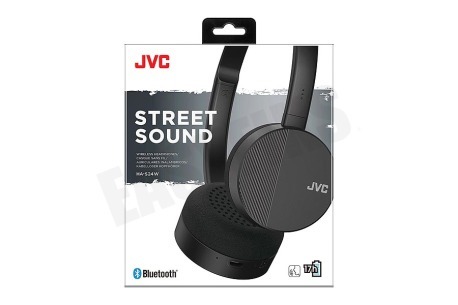 JVC HA-S24W-B Street Sound On-Ear Draadloze Hoofdtelefoon, Zwart