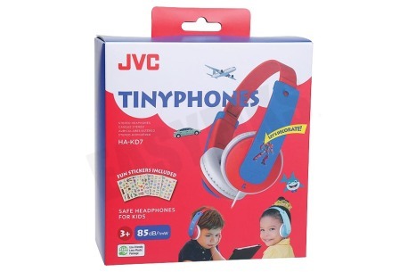 JVC HA-KD7-RNE Tinyphones Red