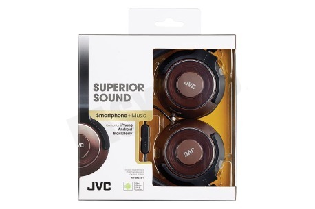 JVC HA-SR225-TE Superior Sound Smartphone + Music Tan Brown