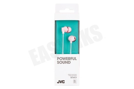 JVC HA-FX10-LP-E In Ear Stereo Headphones Powerful Sound Light Pink