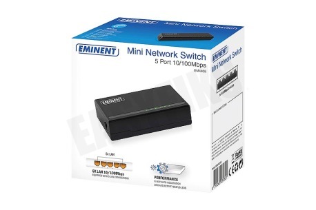 Eminent Switch netwerk 10/100Mbps
