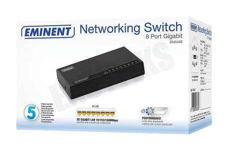 Eminent Switch netwerk 10/100/1000mbps