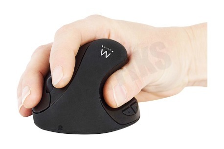 Ewent EW3150 Draadloze Ergonomische Muis, Rechtshandig