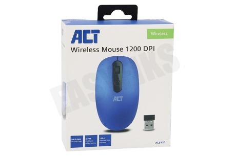 ACT AC5120 Draadloze Muis 1200 DPI Blauw