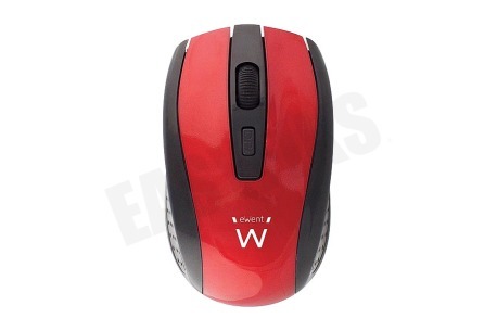 Ewent EW3237 Draadloze Muis 1600 DPI Rood