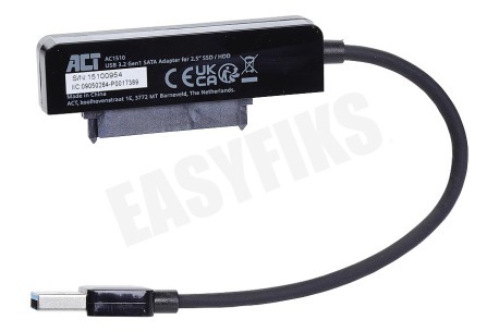 ACT AC1510 USB 3.1 Gen1 naar 2.5 inch SATA kabel voor SSD en HDD