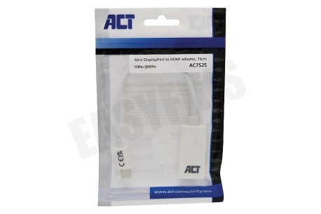 ACT AC7525 Mini DisplayPort verloopkabel