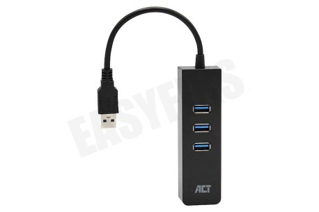 ACT AC6310 3-Poorts USB 3.1 Gen1 Hub met Gigabit netwerkpoort