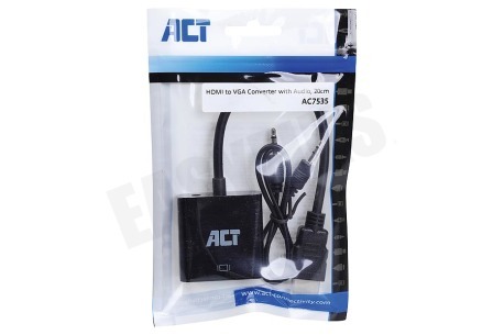 ACT AC7535 HDMI naar VGA Converter met audio