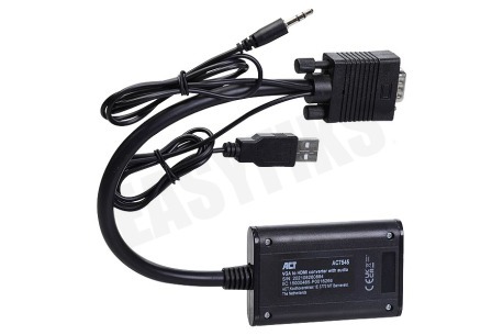 ACT AC7545 VGA naar HDMI Converter met audio