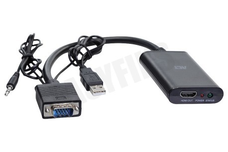 ACT AC7545 VGA naar HDMI Converter met audio