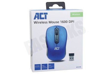 ACT AC5140 Draadloze Muis 1600 DPI Blauw