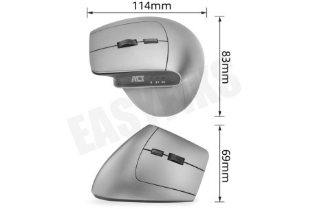 ACT AC5155 Verticale ergonomische muis