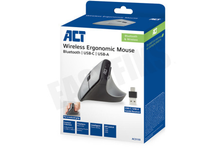 ACT AC5155 Verticale ergonomische muis