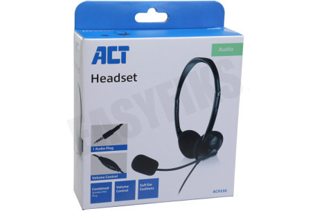 ACT AC9330 Headset met microfoon